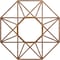 Ekena Millwork Guardian Wood Fretwork Pierced Ceiling Medallion, Walnut, 30"OD x 11 5/8"ID x 1/4"T CMWP30X30X0250GDWA - alternate 1